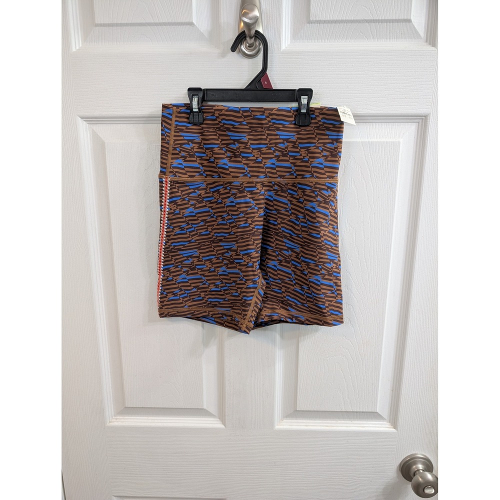 OFFLINE by Aerie Biker Shorts Goals Crochet Inset Womens Geometric NWT - Size M - Picture 2 of 8